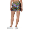 Airbrush Graffiti Print Mini Skirt-grizzshop