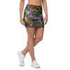 Airbrush Graffiti Print Mini Skirt-grizzshop