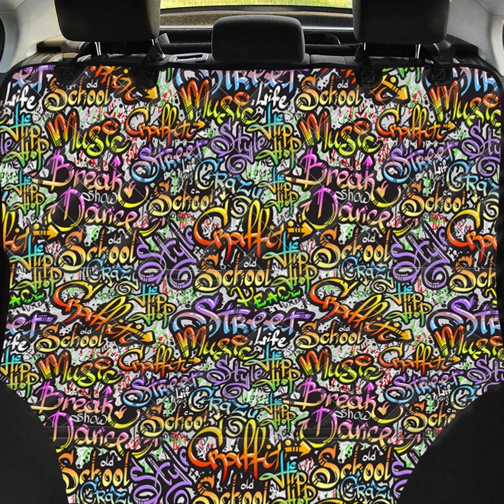 Airbrush Graffiti Print Pet Car Seat Cover-grizzshop