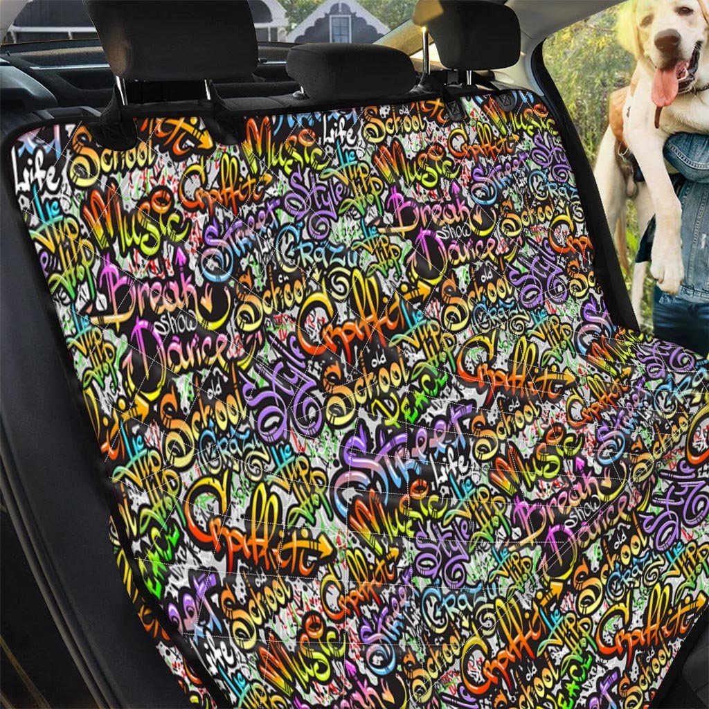 Airbrush Graffiti Print Pet Car Seat Cover-grizzshop