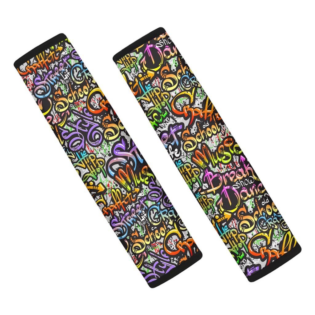 Airbrush Graffiti Print Seat Belt Cover-grizzshop