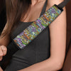 Airbrush Graffiti Print Seat Belt Cover-grizzshop