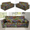 Airbrush Graffiti Print Sofa Cover-grizzshop