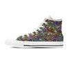 Airbrush Graffiti Print Women's High Top Shoes-grizzshop