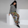 Airbrush Graffiti Print Women's Joggers-grizzshop