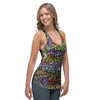 Airbrush Graffiti Print Women's Racerback Tank Top-grizzshop