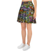 Airbrush Graffiti Print Women's Skirt-grizzshop