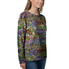 Airbrush Graffiti Print Women's Sweatshirt-grizzshop