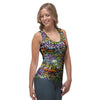 Airbrush Graffiti Print Women's Tank Top-grizzshop