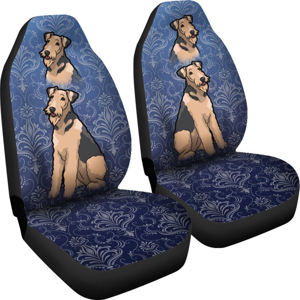 Airedale Terrier Universal Fit Car Seat Covers-grizzshop