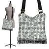 Airplane Luggage Pattern Print Crossbody bags-grizzshop