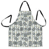 Airplane Luggage Pattern Print Men's Apron-grizzshop