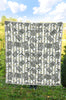 Airplane Luggage Pattern Print Quilt-grizzshop