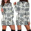 Airplane Luggage Pattern Print Women Hoodie Dress-grizzshop