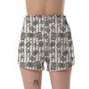 Airplane Luggage Pattern Print Women's Shorts-grizzshop