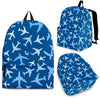 Airplane Pattern Print Backpack-grizzshop