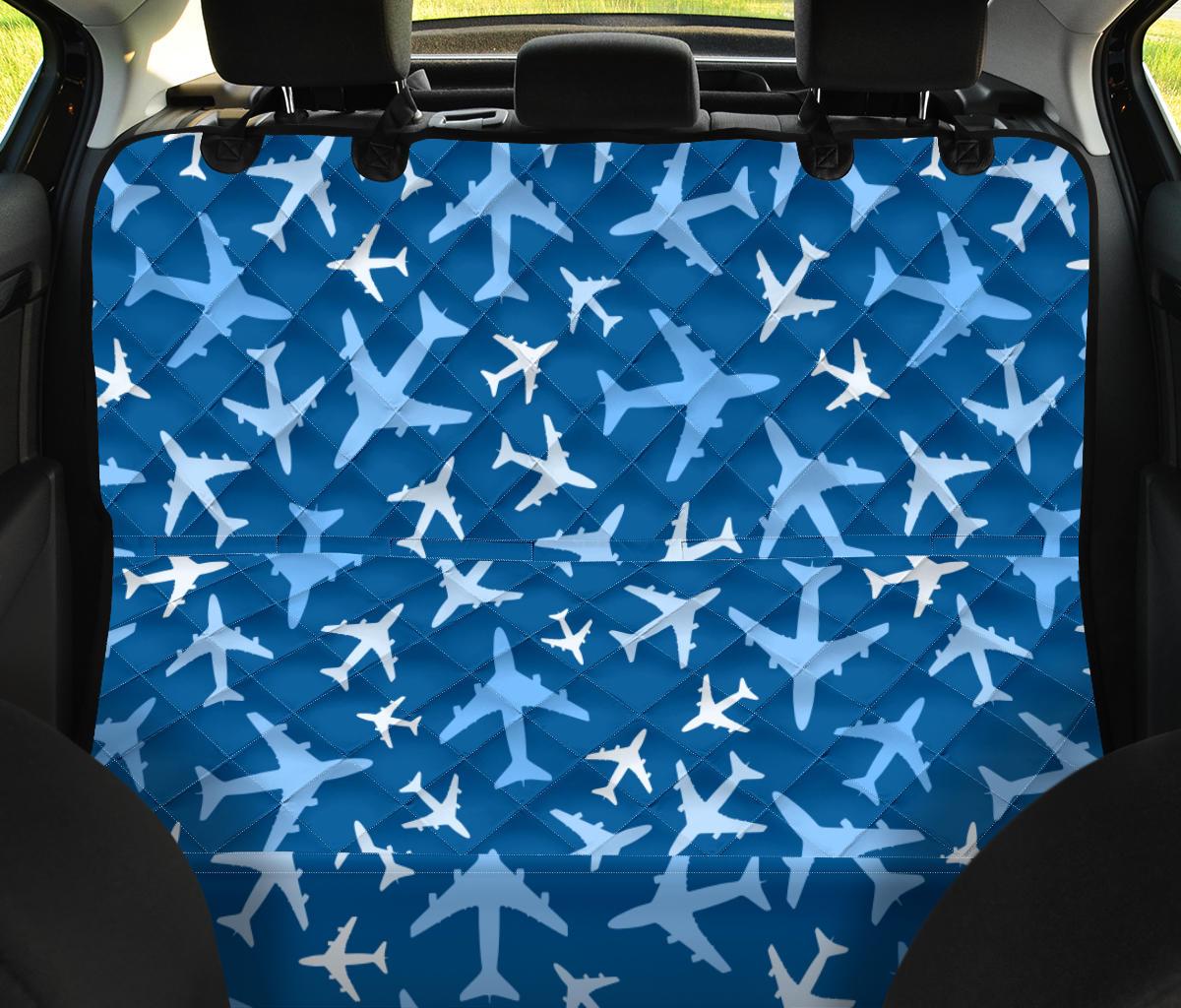 Airplane Pattern Print Pet Car Seat Cover-grizzshop