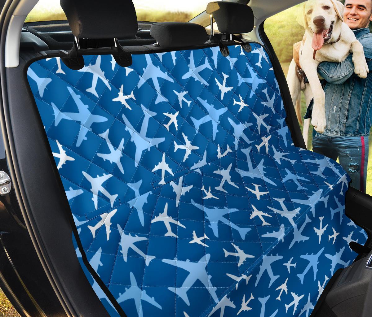 Airplane Pattern Print Pet Car Seat Cover-grizzshop