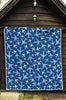 Airplane Pattern Print Quilt-grizzshop