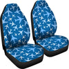 Airplane Pattern Print Universal Fit Car Seat Covers-grizzshop