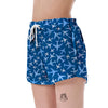 Airplane Pattern Print Women's Shorts-grizzshop