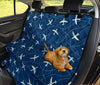 Airplane Print Pattern Pet Car Seat Cover-grizzshop