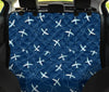 Airplane Print Pattern Pet Car Seat Cover-grizzshop