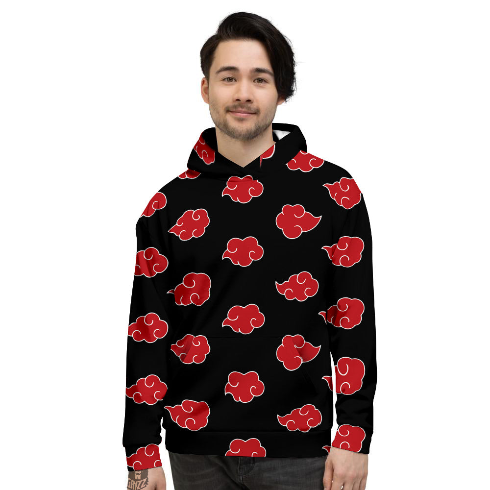 Akatsuki Print Pattern Men's Hoodie-grizzshop