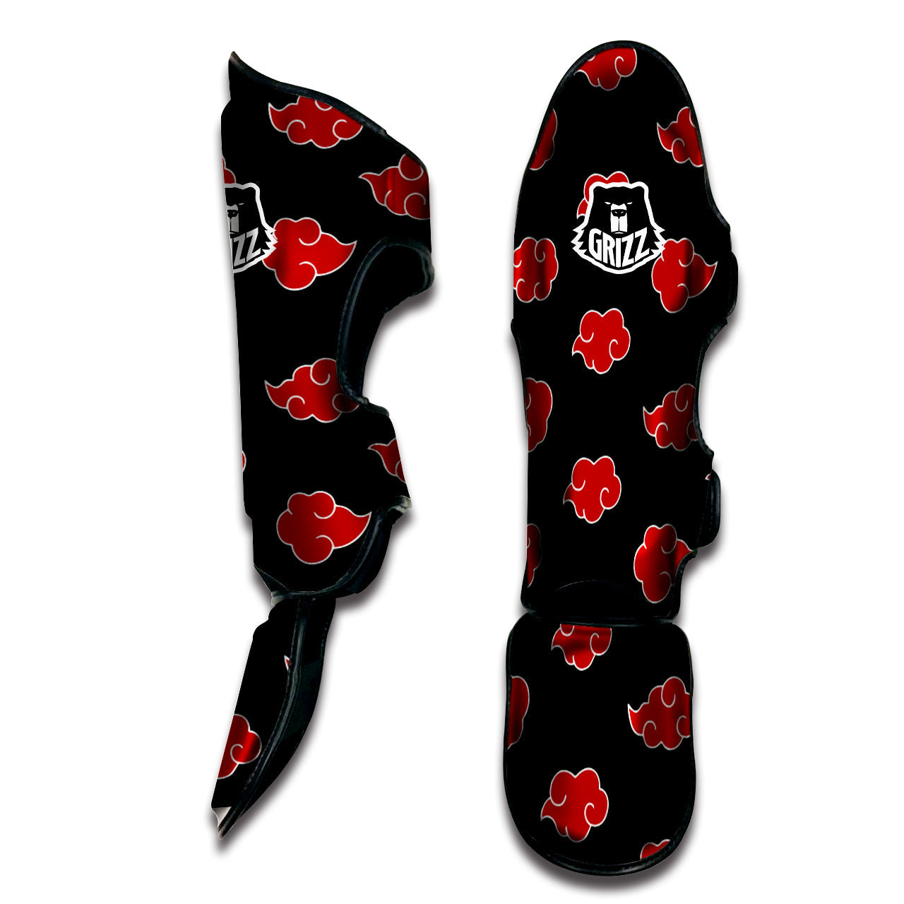 Akatsuki Print Pattern Muay Thai Shin Guards-grizzshop