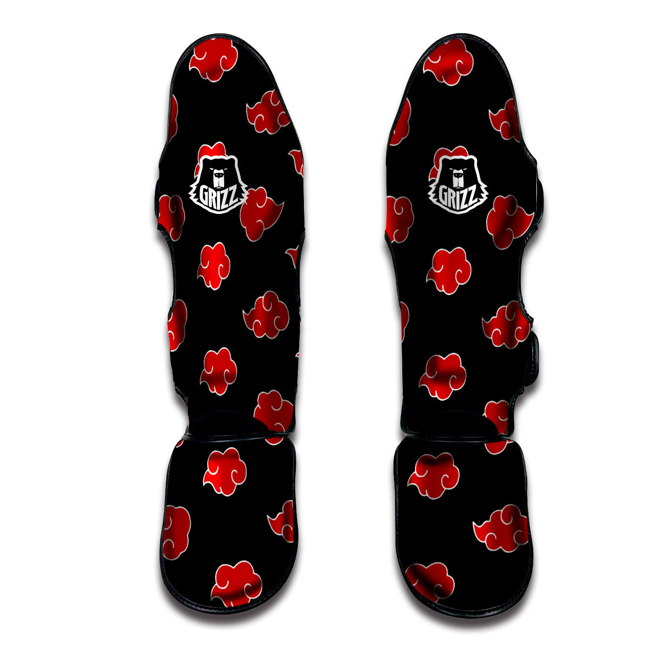 Akatsuki Print Pattern Muay Thai Shin Guards-grizzshop