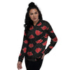 Akatsuki Print Pattern Women's Bomber Jacket-grizzshop