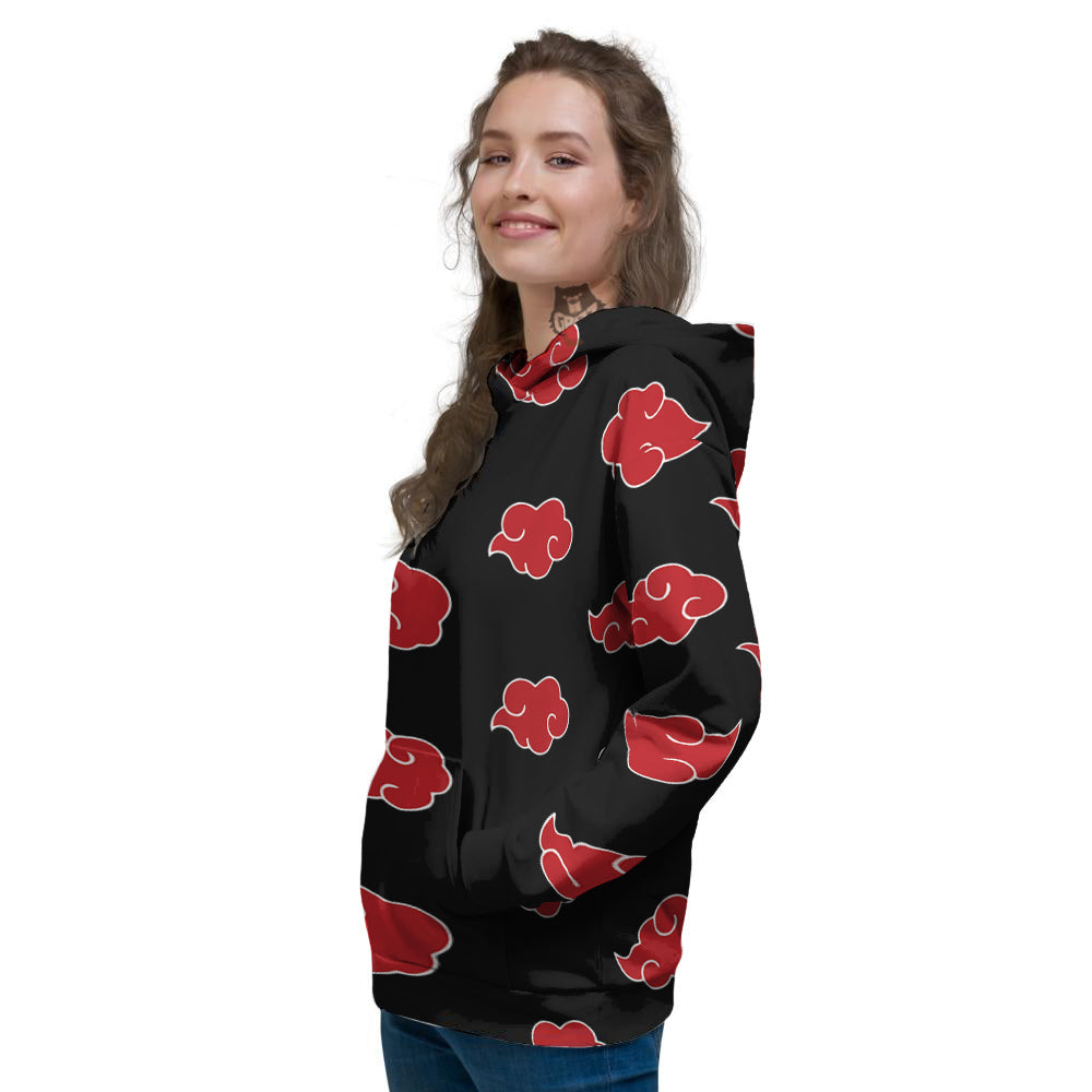 Akatsuki Print Pattern Women's Hoodie-grizzshop