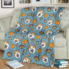 Akita Dog Pattern Print Blanket-grizzshop