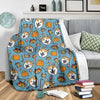 Akita Dog Pattern Print Blanket-grizzshop