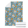 Akita Dog Pattern Print Blanket-grizzshop