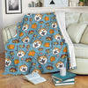 Akita Dog Pattern Print Blanket-grizzshop