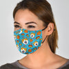 Akita Dog Pattern Print Face Mask-grizzshop