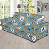 Akita Dog Pattern Print Sofa Covers-grizzshop