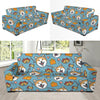 Akita Dog Pattern Print Sofa Covers-grizzshop