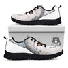 Alaskan Malamute Hand Drawn Print Black Sneaker-grizzshop