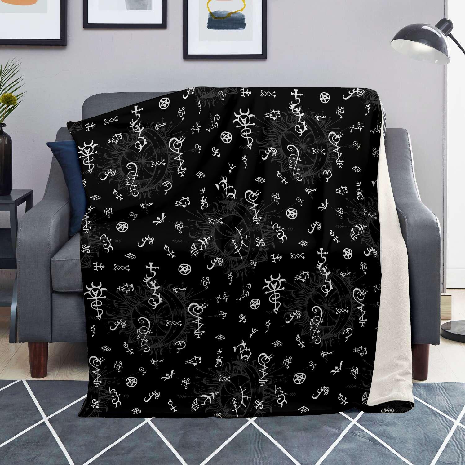 Alchemy Gothic Witch Blanket-grizzshop