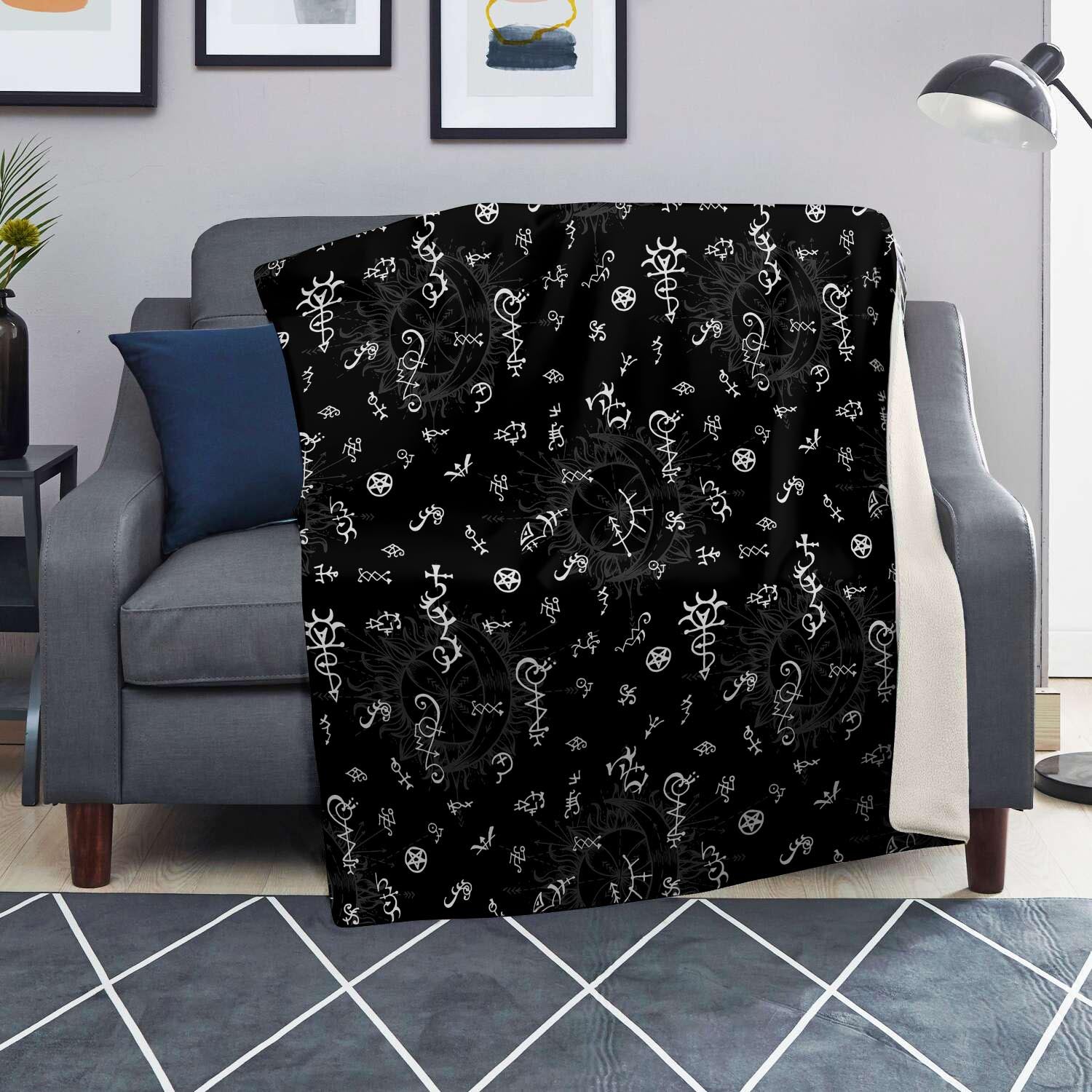 Alchemy Gothic Witch Blanket-grizzshop