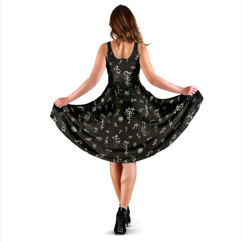 Alchemy Gothic Witch Dress-grizzshop