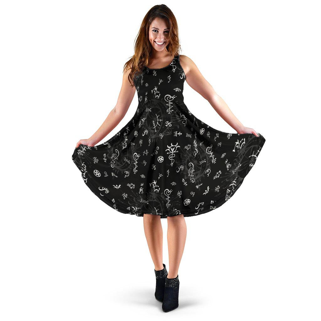 Alchemy Gothic Witch Dress-grizzshop