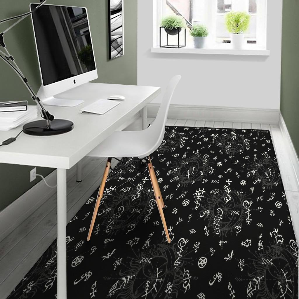 Alchemy Gothic Witch Floor Mat-grizzshop