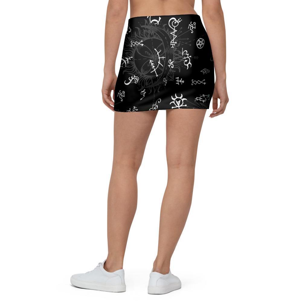 Alchemy Gothic Witch Mini Skirt-grizzshop