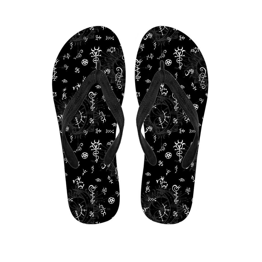 Alchemy Gothic Witch Women's Flip Flops-grizzshop