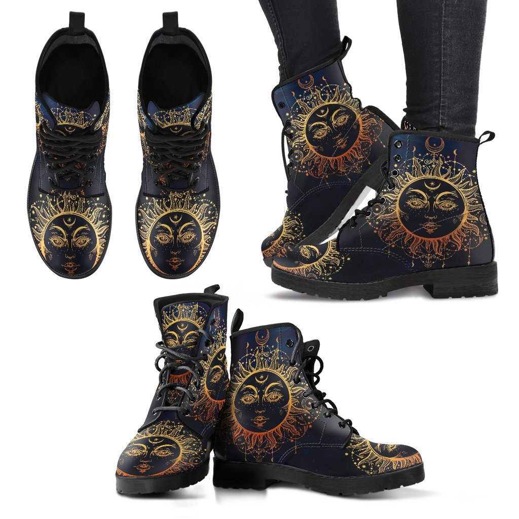 Alchemy Sun Women's Leather Boots-grizzshop