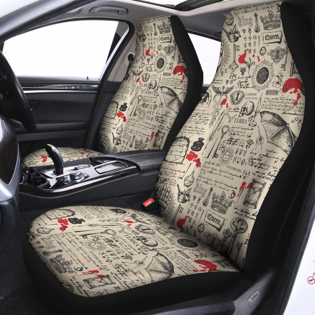 Alchemy Witchcraft Gothic Car Seat Covers-grizzshop