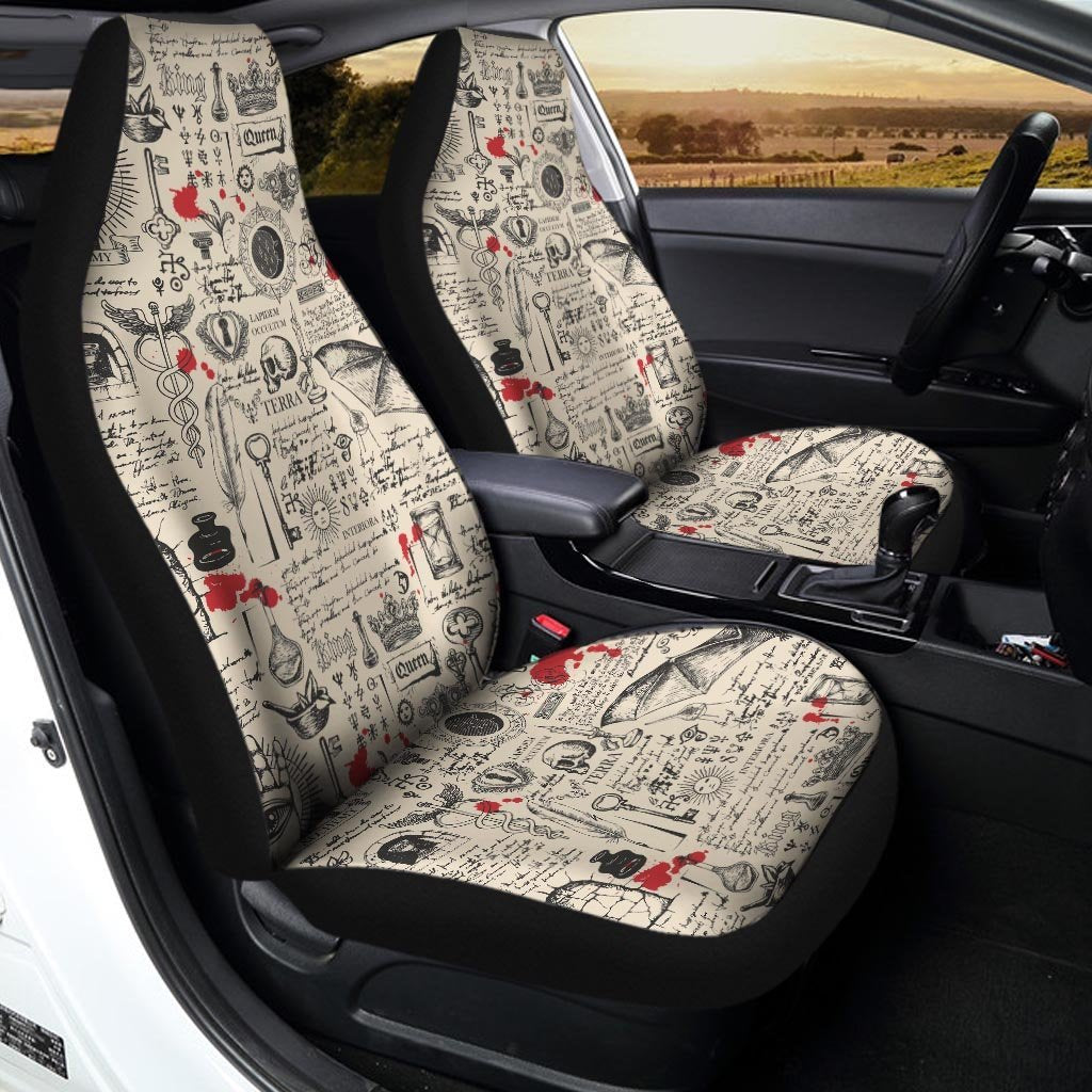 Alchemy Witchcraft Gothic Car Seat Covers-grizzshop